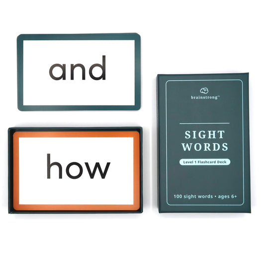 How to Use Brainstrong Sight Words Flashcards
