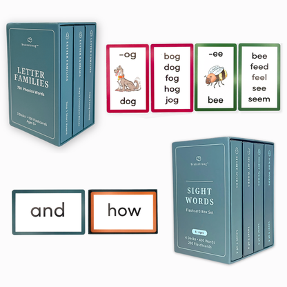 Letter Families (Phonics) & Sight Word Box Sets