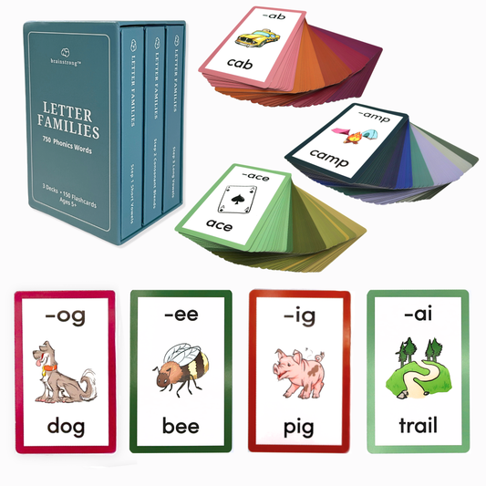 Letter Families Box Set (Phonics for Prek - 1st)