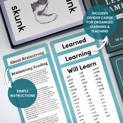 Letter Families (Phonics) & Sight Word Box Sets
